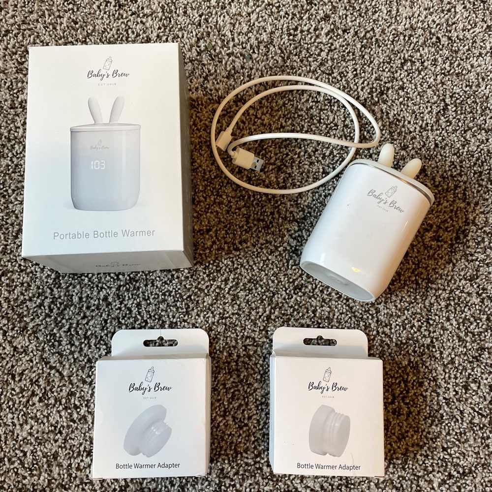 Portable Bottle Warmer - White